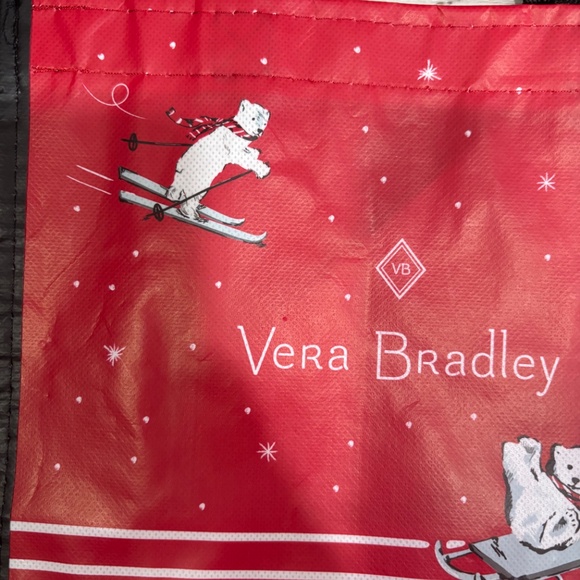 Vera Bradley - Winter Polar Bear Pattern Light Weight Reusable Tote - Picture 2 of 10